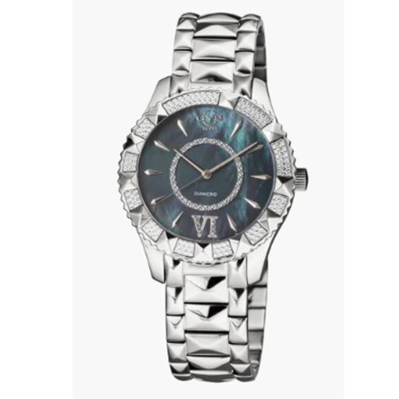 GV2 Venice Diamond  Women's Bracelet Watch Mother of Pearl With Diamond - Picture 1 of 12